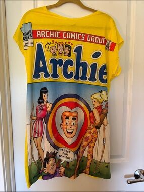 Archie Comics Yellow Graphic Tunic Top by